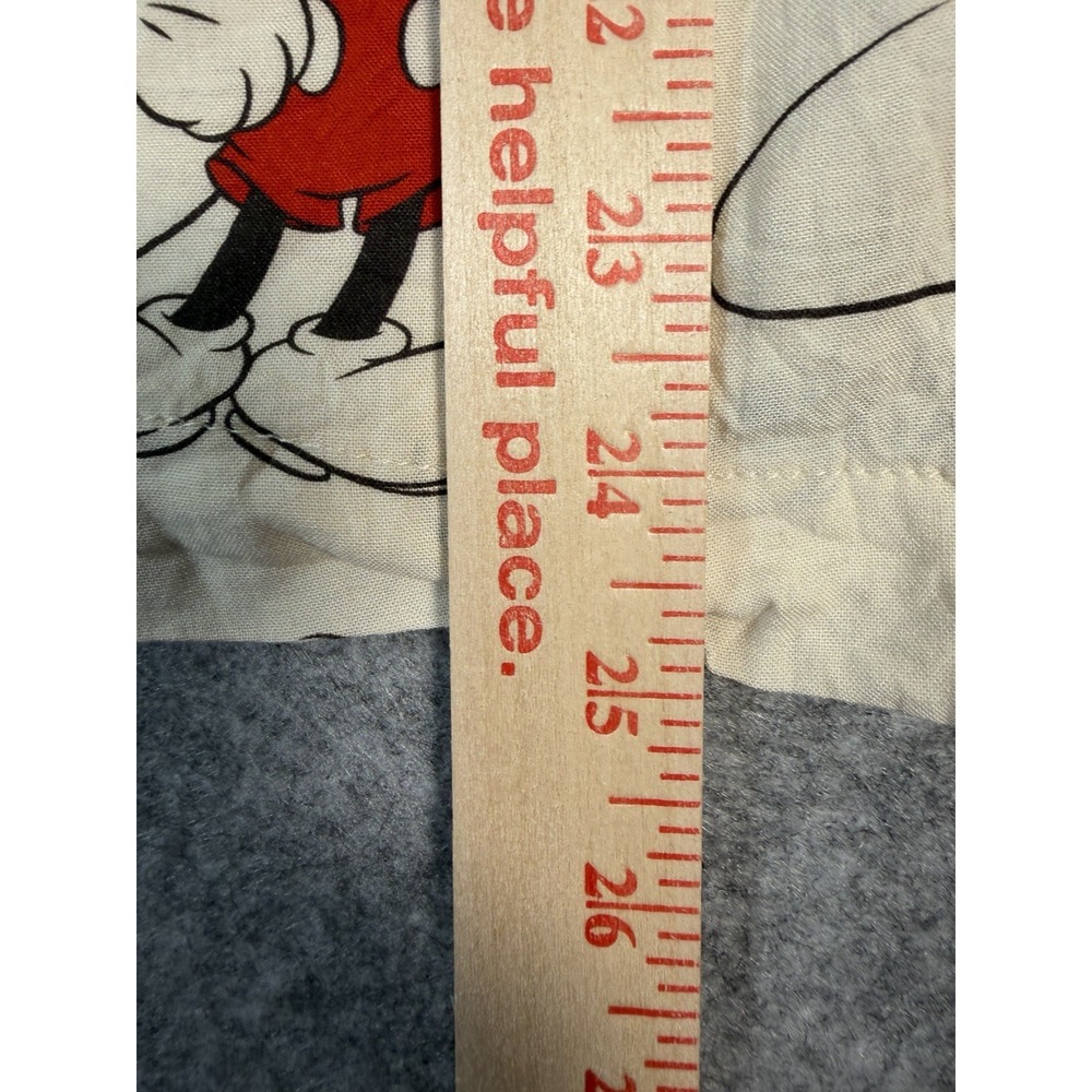 Disney Mickey Mouse Shirt Mens L MAD Engine Rayon All Over Print Button Up - Picture 8 of 9